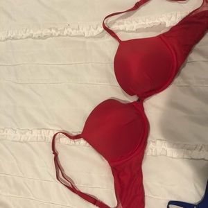 Victoria’s Secret push up red bra. Worn once!